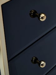 Birlea Black and Gold Fenwick 4 Drawer Chest - Image 5 of 7