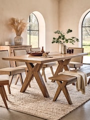 Willis & Gambier Brown Sorrento Dining Table - Image 1 of 6