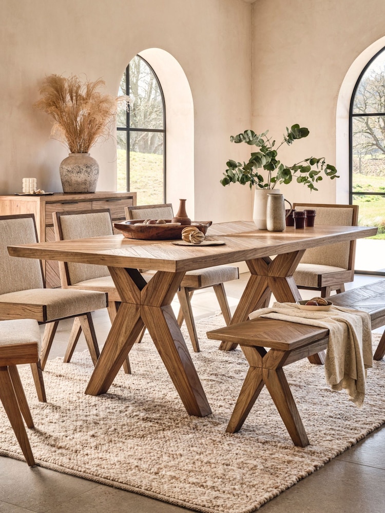 Willis & Gambier Brown Sorrento Dining Table - Image 1 of 6