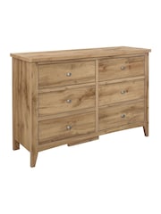 Birlea Oak Hampstead 6 Drawer Chest - Image 6 of 6