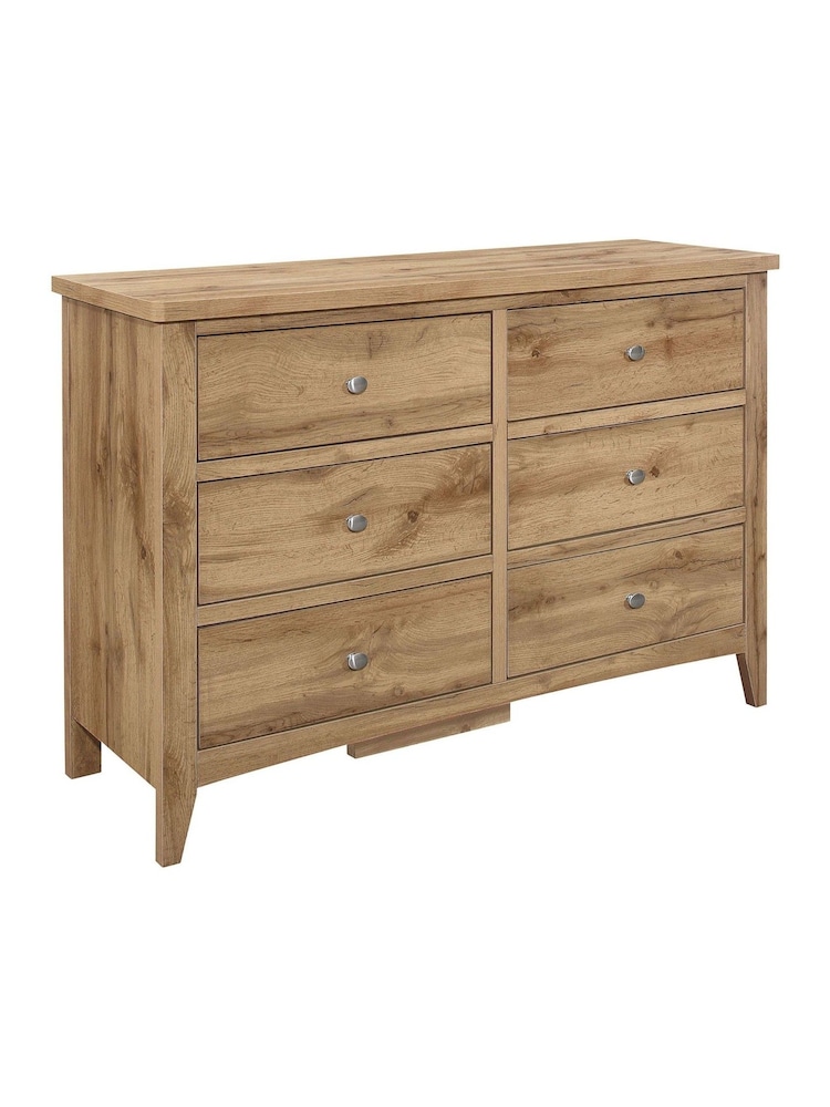 Birlea Oak Hampstead 6 Drawer Chest - Image 6 of 6
