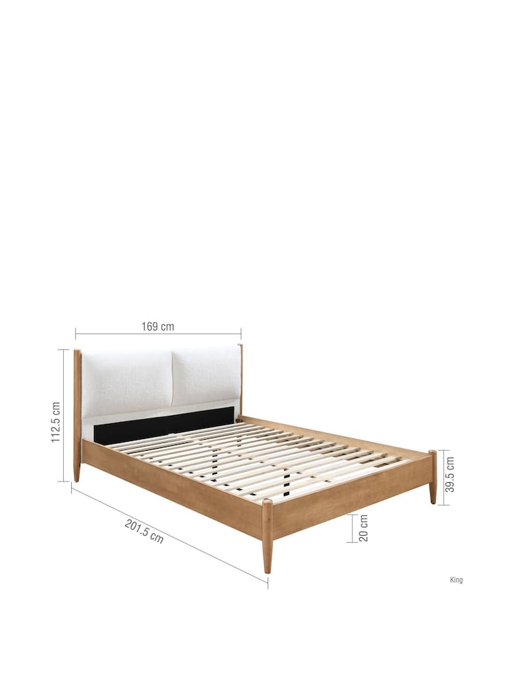 Birlea Oak Marley Bed - Image 11 of 11