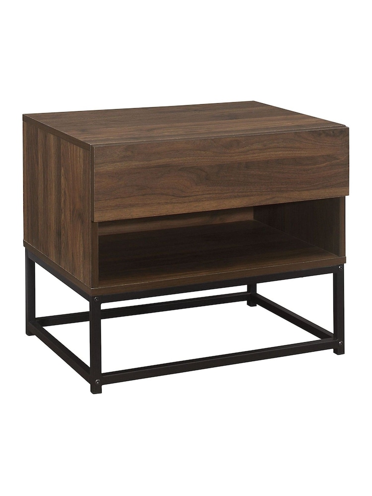 Birlea Brown Houston 1 Drawer Walnut - Image 6 of 6
