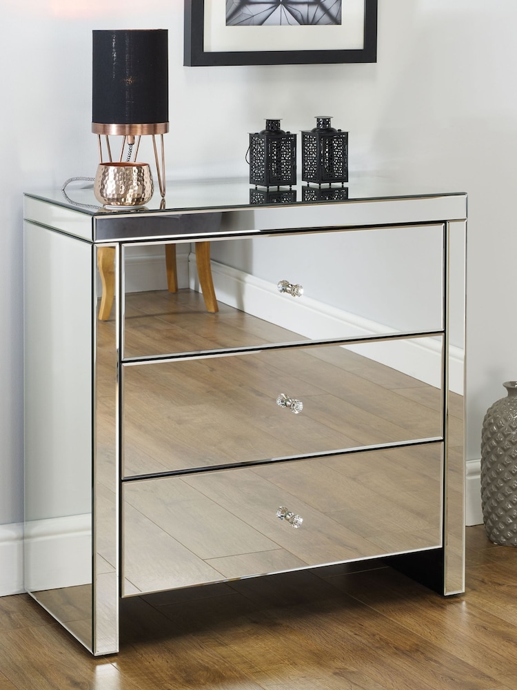 Birlea Mirror Seville 3 Drawer Chest - Image 1 of 7