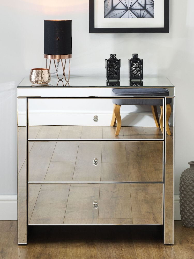 Birlea Mirror Seville 3 Drawer Chest - Image 2 of 7