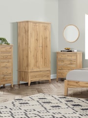 Birlea Oak Hampstead 5 Drawer Tall Chest - Image 2 of 6