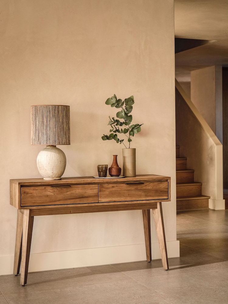 Willis & Gambier Brown Sorrento Console Table - Image 1 of 6