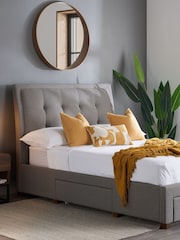 Birlea Grey Shelby Bed - Image 1 of 10