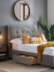Birlea Grey Shelby Bed - Image 2 of 10
