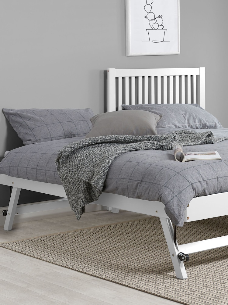 Birlea White Buxton Trundle Bed - Image 2 of 6