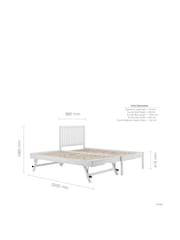 Birlea White Buxton Trundle Bed - Image 9 of 9