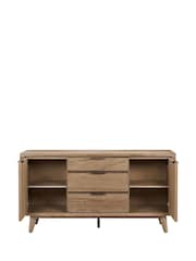 Willis & Gambier Brown Sorrento 2 Door 3 Drawer Sideboard - Image 7 of 7