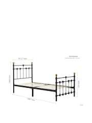 Birlea Black Atlas Bed - Image 7 of 9