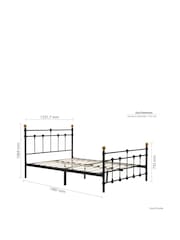 Birlea Black Atlas Bed - Image 8 of 9