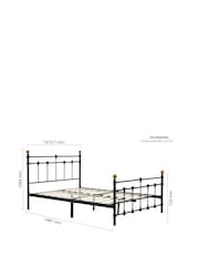 Birlea Black Atlas Bed - Image 9 of 9