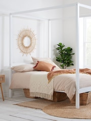 Birlea White Mercia Four Poster Bed - Image 1 of 4