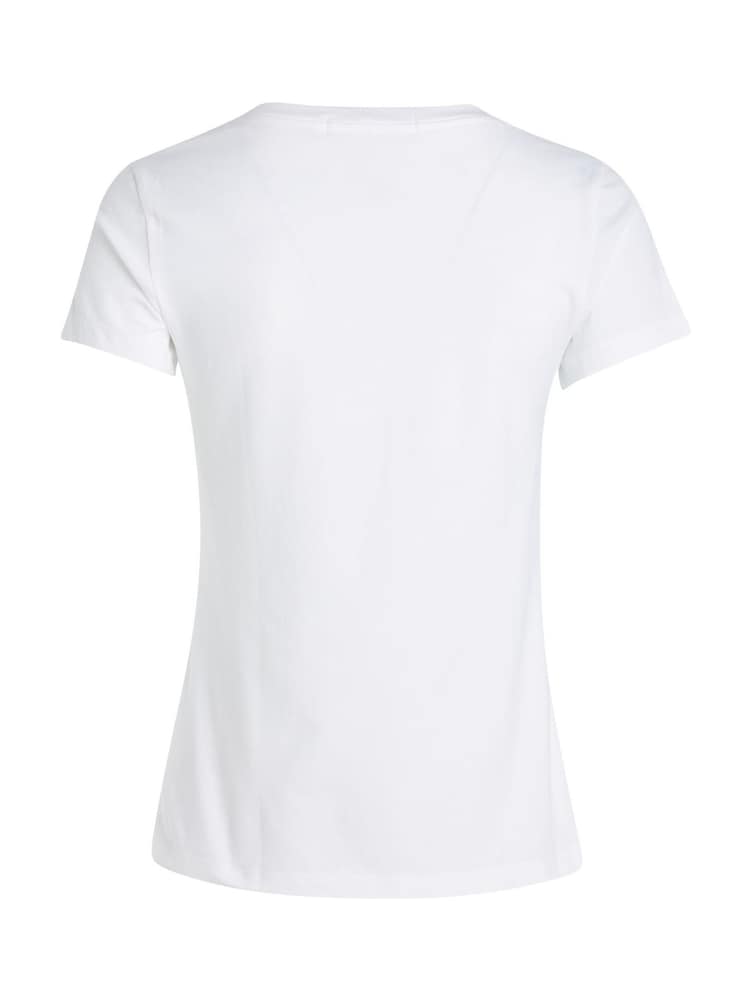 Calvin Klein White Slim V-Neck T-Shirt - Image 5 of 5