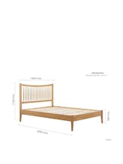 Birlea Oak Berwick Bed - Image 7 of 8