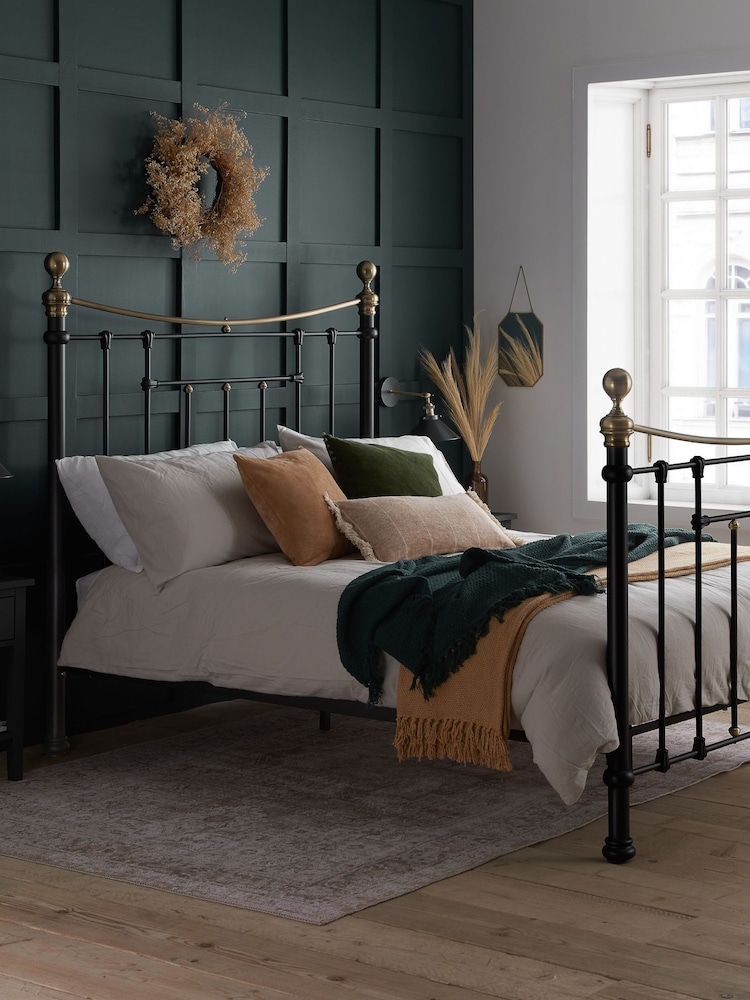 Birlea Black Bronte Bed - Image 1 of 6