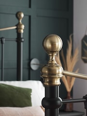 Birlea Black Bronte Bed - Image 3 of 6