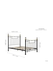 Birlea Black Bronte Bed - Image 8 of 9