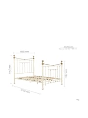 Birlea Cream Bronte Bed - Image 9 of 9