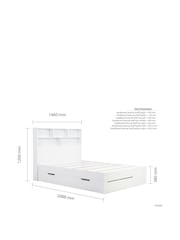 Birlea White Alfie Storage Bed - Image 9 of 11
