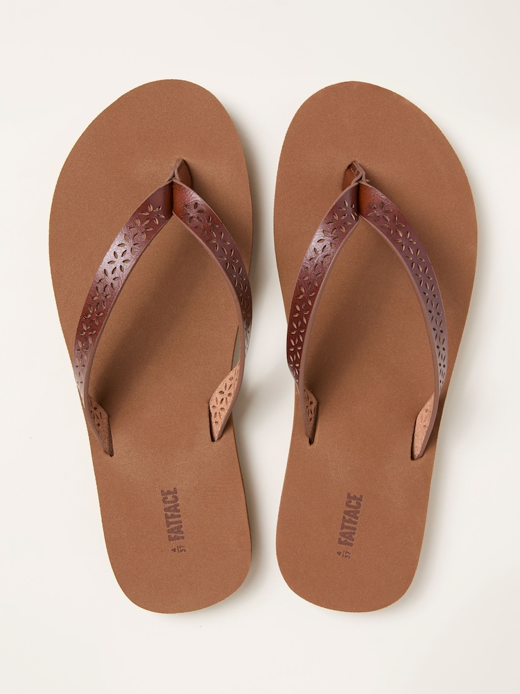 FatFace Emmy Tan Brown Flip Flop - Image 3 of 3