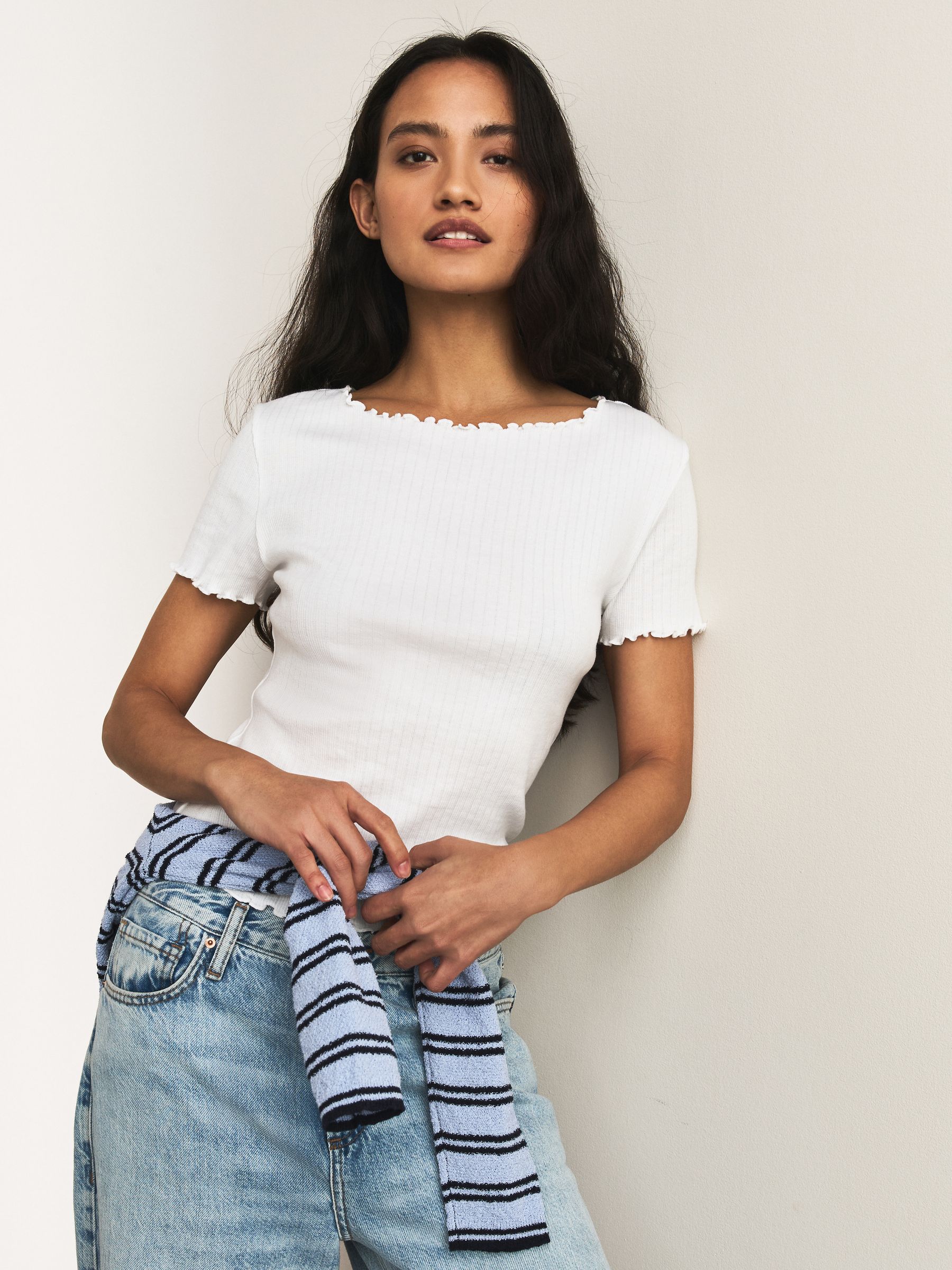 ホワイト 半袖シャツ　she tokyo WOMENS/トップス/シャツ/ブラウス(半袖)｜THE TOKYO ONLINE STORE