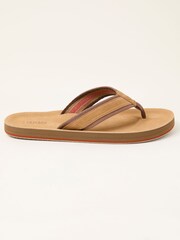 FatFace Burcott Tan Brown Flip Flop - Image 1 of 3