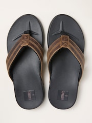 FatFace Burke Tan Brown Flip Flop - Image 3 of 3