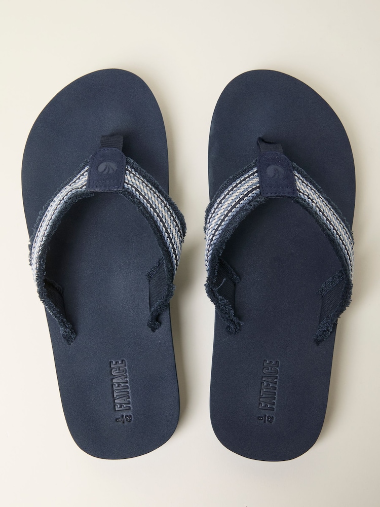 FatFace Harris Navy Flip Flop - Image 3 of 3