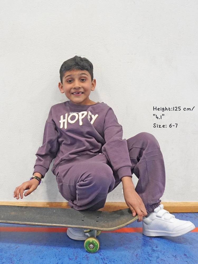 Religion Purple Oversized Hopey Sweatshirt - Image 2 of 3