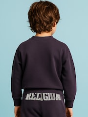 Religion Black Oversized Appliqué Sweatshirt - Image 3 of 3