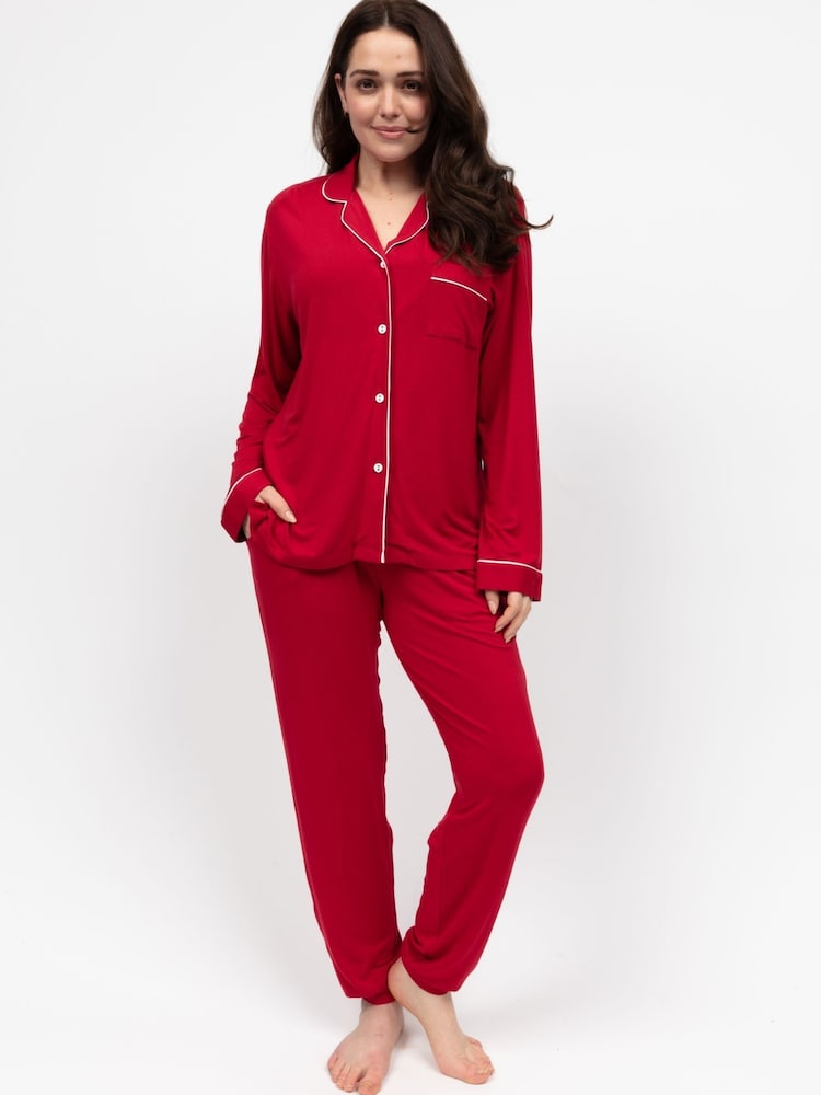 Cyberjammies Red Revere Jersey Pyjamas Set - Image 1 of 4 Cyberjammies Red Revere Jersey Pyjamas Set - Image 1 of 4