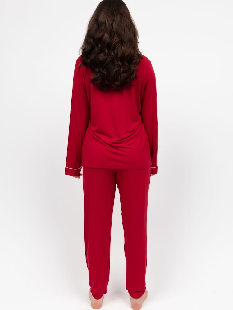 Cyberjammies Red Revere Jersey Pyjamas Set - Image 2 of 4 Cyberjammies Red Revere Jersey Pyjamas Set - Image 2 of 4