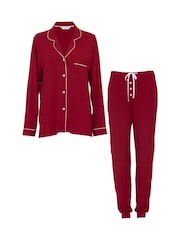 Cyberjammies Red Revere Jersey Pyjamas Set - Image 4 of 4