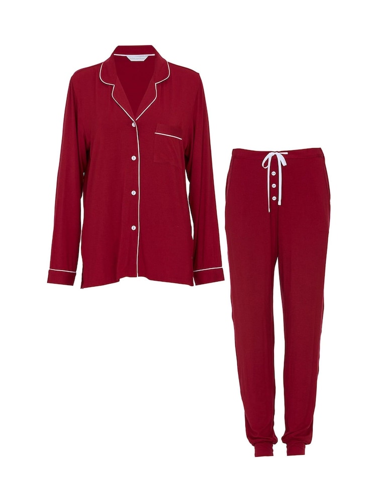 Cyberjammies Red Revere Jersey Pyjamas Set - Image 4 of 4