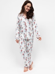 Cyberjammies Red Revere Printed Jersey Pyjamas Set - Image 1 of 4