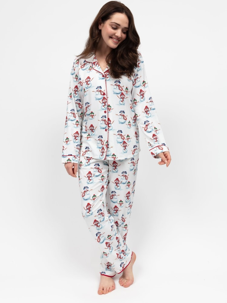 Cyberjammies Red Revere Printed Jersey Pyjamas Set - Image 1 of 4