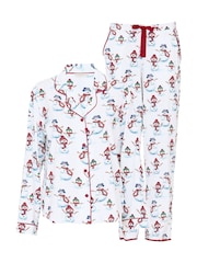 Cyberjammies Red Revere Printed Jersey Pyjamas Set - Image 4 of 4