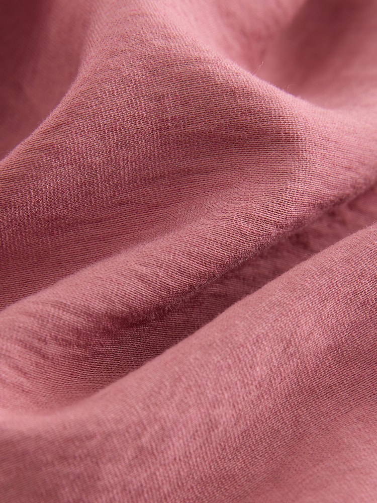 Rose Pink Wide Leg Trousers With Linen - Image 7 of 7 Rose Pink Wide Leg Trousers With Linen - Image 7 of 7