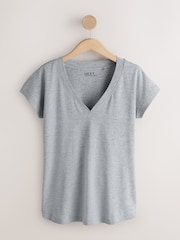 Black/Grey/Pink Cap Sleeve T-Shirts 7 Pack - Image 4 of 13