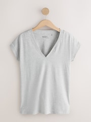 Black/Grey/Pink Cap Sleeve T-Shirts 7 Pack - Image 7 of 13