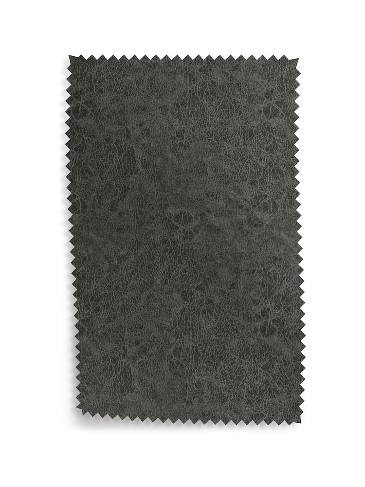 Monza Faux Leather Grey Wilson Large Highback Armchair - Image 8 of 8 Monza Faux Leather Grey Wilson Large Highback Armchair - Image 8 of 8