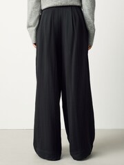 Black Superwide Pleated Trousers - Image 4 of 8