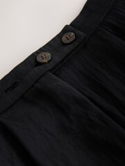 Black Superwide Pleated Trousers - Image 7 of 8