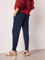 Navy Jersey Joggers - Image 4 of 8