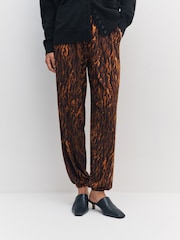 Animal Print Jersey Harem Joggers - Image 2 of 8