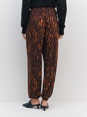 Animal Print Jersey Harem Joggers - Image 3 of 8